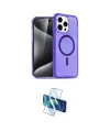 ieg™ iPhone 15 Pro Max Kılıf Nova Asil Prime - Siyah 3D Antistatik Seramik Nano Ekran Koruyucu