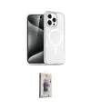 ieg™ iPhone 15 Pro Max Kılıf Nova Asil Prime - Siyah Bilvis 3D Cam Ekran Koruyucu