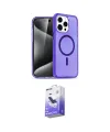 ieg™ iPhone 15 Pro Max Kılıf Nova Asil Prime - Siyah Bilvis 5in1 5D Magic Hayalet Cam Ekran Koruyucu