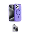 ieg™ iPhone 15 Pro Max Kılıf Nova Asil Prime - Siyah Vanessa Magic Hayalet Cam