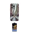 ieg™ iPhone 15 Pro Max Kılıf Nova Doku Prime - Siyah Buffer Hayalet Cam Ekran Koruyucu