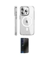 ieg™ iPhone 15 Pro Max Kılıf Nova Doku - Siyah 3D Antistatik Hayalet Cam Ekran Koruyucu