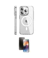 ieg™ iPhone 15 Pro Max Kılıf Nova Doku - Siyah 3D Antistatik Mat Seramik Nano Ekran Koruyucu
