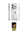 ieg™ iPhone 15 Pro Max Kılıf Nova Doku - Siyah Buffer Cam Ekran Koruyucu