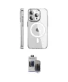 ieg™ iPhone 15 Pro Max Kılıf Nova Doku - Siyah Vanessa Magic Hayalet Cam