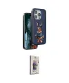 ieg™ iPhone 15 Pro Max Kılıf Nova Form Koleksiyonu - Siyah Bilvis 3D Cam Ekran Koruyucu