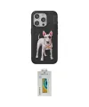 ieg™ iPhone 15 Pro Max Kılıf Nova Form Koleksiyonu - Siyah Polymer Nano Ekran Koruyucu