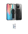 ieg™ iPhone 15 Pro Max Kılıf Nova Işık Koleksiyonu - Siyah Bilvis 0.18mm Plus Cam Ekran Koruyucu