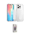 ieg™ iPhone 15 Pro Max Kılıf Nova Işık Koleksiyonu - Siyah Bilvis 3D Cam Ekran Koruyucu