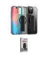 ieg™ iPhone 15 Pro Max Kılıf Nova Işık Koleksiyonu - Siyah Bilvis Hayalet Cam Ekran Koruyucu
