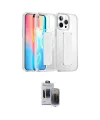 ieg™ iPhone 15 Pro Max Kılıf Nova Işık Koleksiyonu - Siyah Vanessa Magic Hayalet Cam
