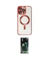 ieg™ iPhone 15 Pro Max Kılıf Nova Işık Özel Seri - Siyah 360 Mat Full Body Arka Koruyucu