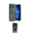 ieg™ iPhone 15 Pro Max Kılıf Nova Işık Özel Seri - Siyah 360 Mat Full Body Arka Koruyucu