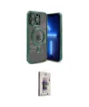 ieg™ iPhone 15 Pro Max Kılıf Nova Işık Özel Seri - Siyah Bilvis 3D Cam Ekran Koruyucu