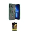 ieg™ iPhone 15 Pro Max Kılıf Nova Işık Özel Seri - Siyah Buffer Cam Ekran Koruyucu