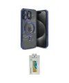 ieg™ iPhone 15 Pro Max Kılıf Nova Işık Özel Seri - Siyah Polymer Nano Ekran Koruyucu