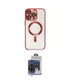 ieg™ iPhone 15 Pro Max Kılıf Nova Işık Özel Seri - Siyah Vanessa Magic Cam