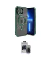 ieg™ iPhone 15 Pro Max Kılıf Nova Işık Özel Seri - Siyah Vanessa Magic Hayalet Cam