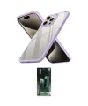 ieg™ iPhone 15 Pro Max Kılıf Nova Işık Serisi - Şeffaf 360 Full Body Arka Koruyucu