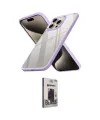 ieg™ iPhone 15 Pro Max Kılıf Nova Işık Serisi - Siyah Bilvis Hayalet Cam Ekran Koruyucu