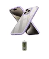 ieg™ iPhone 15 Pro Max Kılıf Nova Işık Serisi - Siyah Joko Magic 5D Hayalet Cam