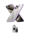 ieg™ iPhone 15 Pro Max Kılıf Nova Işık Serisi - Siyah Vanessa Magic Hayalet Cam