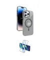 ieg™ iPhone 15 Pro Max Kılıf Nova Modern Prime - Siyah 3D Antistatik Seramik Nano Ekran Koruyucu