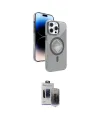 ieg™ iPhone 15 Pro Max Kılıf Nova Modern Prime - Siyah Vanessa Magic Hayalet Cam