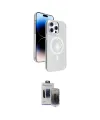 ieg™ iPhone 15 Pro Max Kılıf Nova Modern Prime - Siyah Vanessa Magic Hayalet Cam