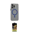 ieg™ iPhone 15 Pro Max Kılıf Odak Form Özel Seri - Siyah Buffer Cam Ekran Koruyucu