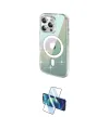 ieg™ iPhone 15 Pro Max Kılıf Odak Modern Serisi - Siyah 3D Antistatik Seramik Nano Ekran Koruyucu