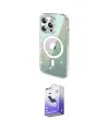 ieg™ iPhone 15 Pro Max Kılıf Odak Modern Serisi - Siyah Bilvis 5in1 5D Magic Hayalet Cam Ekran Koruyucu