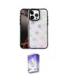 ieg™ iPhone 15 Pro Max Kılıf Odak Prime - Siyah Bilvis 5in1 3D Magic Cam Ekran Koruyucu