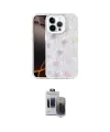 ieg™ iPhone 15 Pro Max Kılıf Odak Prime - Siyah Vanessa Magic Hayalet Cam