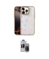ieg™ iPhone 15 Pro Max Kılıf Odak Prime - Siyah Vanessa Magic Hayalet Cam
