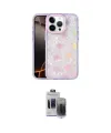 ieg™ iPhone 15 Pro Max Kılıf Odak Prime - Siyah Vanessa Magic Hayalet Cam
