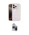 ieg™ iPhone 15 Pro Max Kılıf Odak Prime - Siyah Vanessa Magic Hayalet Cam