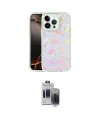 ieg™ iPhone 15 Pro Max Kılıf Odak Prime - Siyah Vanessa Magic Hayalet Cam