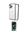 ieg™ iPhone 15 Pro Max Kılıf Pusula Asil Koleksiyonu - Şeffaf 360 Full Body Arka Koruyucu