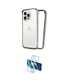 ieg™ iPhone 15 Pro Max Kılıf Pusula Asil Koleksiyonu - Siyah 3D Antistatik Seramik Nano Ekran Koruyucu