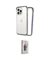 ieg™ iPhone 15 Pro Max Kılıf Pusula Asil Koleksiyonu - Siyah Bilvis 3D Cam Ekran Koruyucu