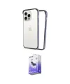 ieg™ iPhone 15 Pro Max Kılıf Pusula Asil Koleksiyonu - Siyah Bilvis 5in1 5D Magic Hayalet Cam Ekran Koruyucu