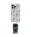 ieg™ iPhone 15 Pro Max Kılıf Pusula Form - Şeffaf 360 Full Body Arka Koruyucu