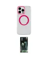 ieg™ iPhone 15 Pro Max Kılıf Pusula Form - Şeffaf 360 Full Body Arka Koruyucu