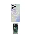 ieg™ iPhone 15 Pro Max Kılıf Pusula Form - Şeffaf 360 Full Body Arka Koruyucu