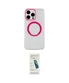 ieg™ iPhone 15 Pro Max Kılıf Pusula Form - Şeffaf Pasifik Cam Ekran Koruyucu