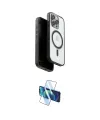 ieg™ iPhone 15 Pro Max Kılıf Pusula Form Serisi - Siyah 3D Antistatik Seramik Nano Ekran Koruyucu