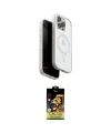 ieg™ iPhone 15 Pro Max Kılıf Pusula Form Serisi - Siyah Buffer Cam Ekran Koruyucu