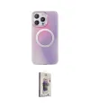 ieg™ iPhone 15 Pro Max Kılıf Pusula Form - Siyah Bilvis 3D Cam Ekran Koruyucu