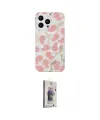 ieg™ iPhone 15 Pro Max Kılıf Pusula Form - Siyah Bilvis 3D Cam Ekran Koruyucu